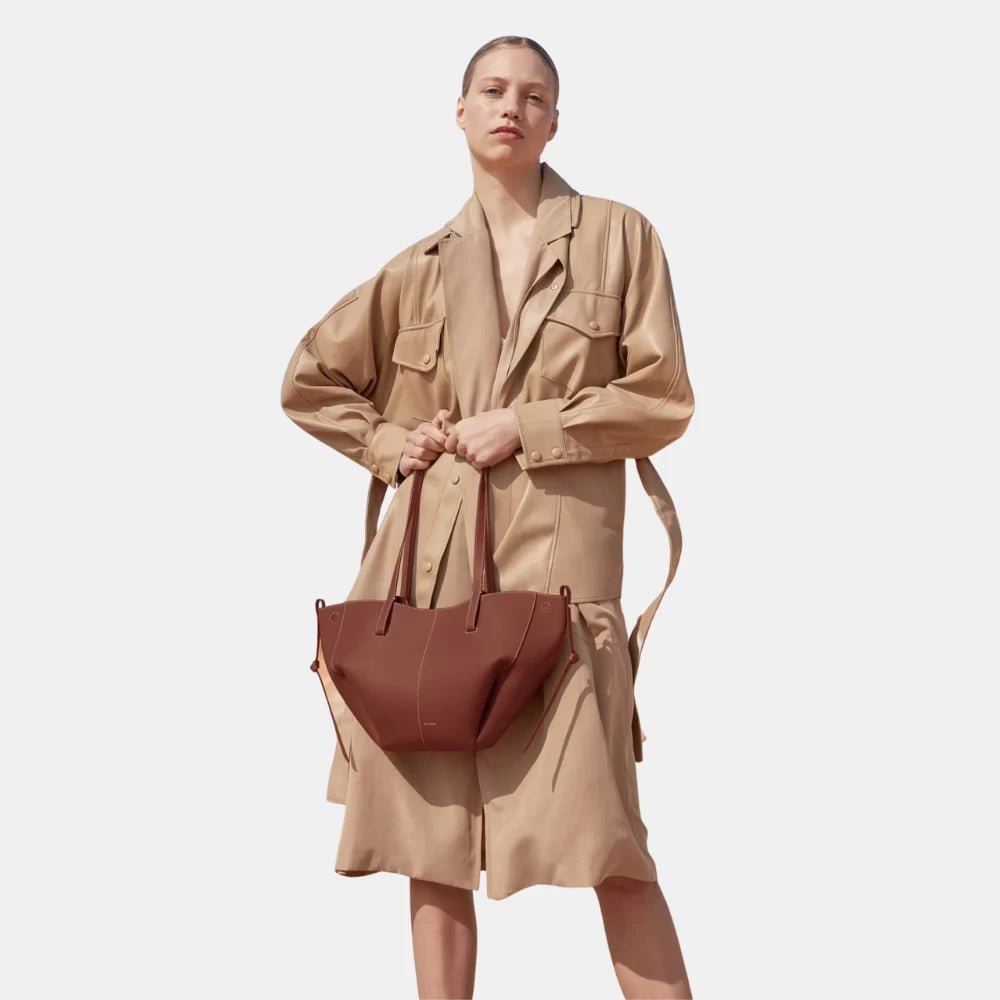 Polène Cyme Mini Edition Textured Cognac - DIVA ONLINE STORE