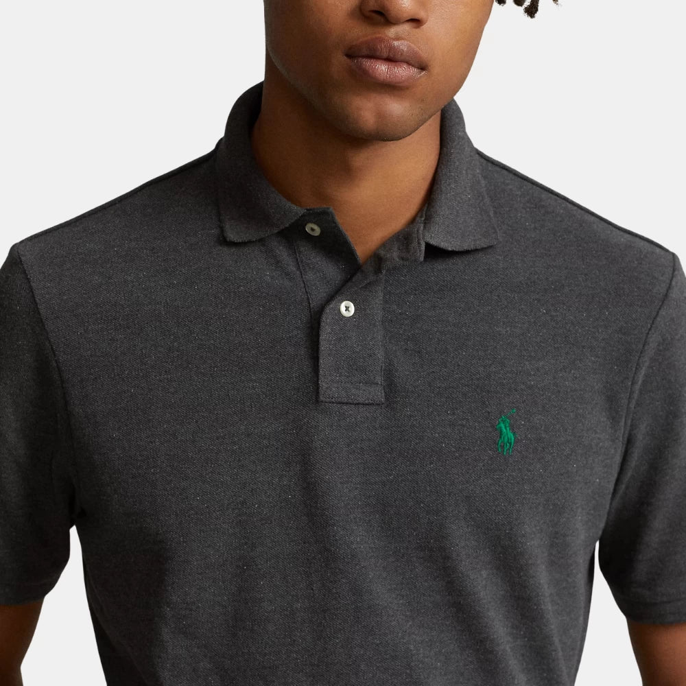 Ralph Lauren Iconic Barclay Heather Mesh Polo Shirt - DIVA ONLINE STORE