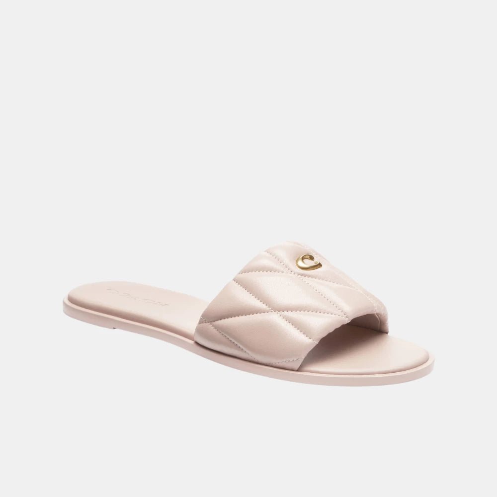 Coach Holly Sandal With Quilting (Blush) - DIVA ONLINE STORE