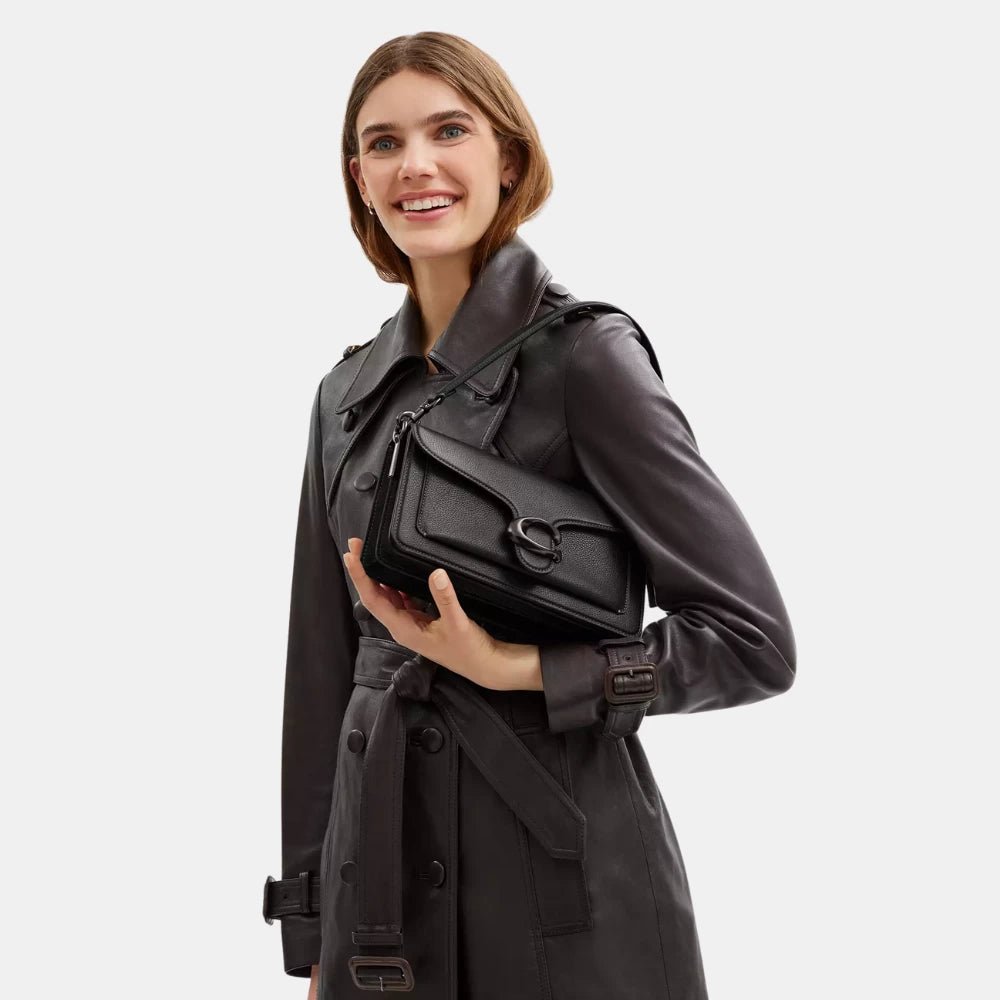 Coach Tabby Shoulder Bag (Pewter/Black) - DIVA ONLINE STORE