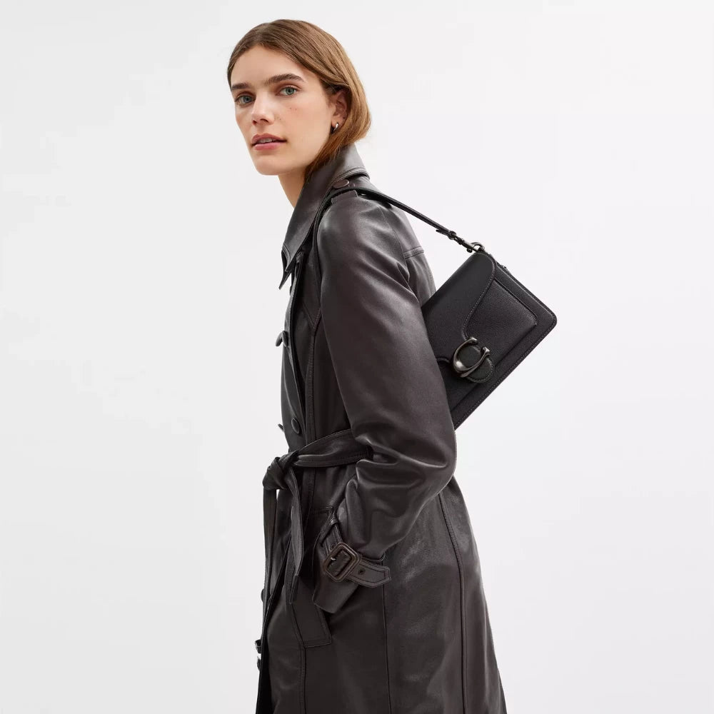 Coach Tabby Shoulder Bag (Pewter/Black) - DIVA ONLINE STORE