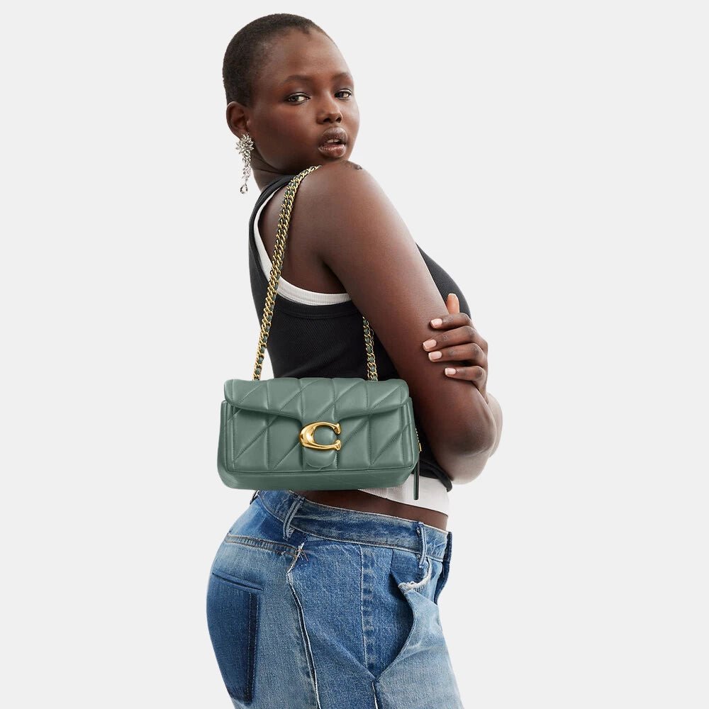 Coach Quilted Tabby Shoulder Bag (Sage) - DIVA ONLINE STORE