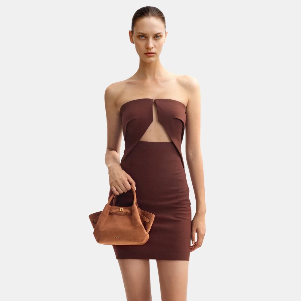 JW Pei Hana Mini Faux Suede Tote Bag - DIVA ONLINE STORE