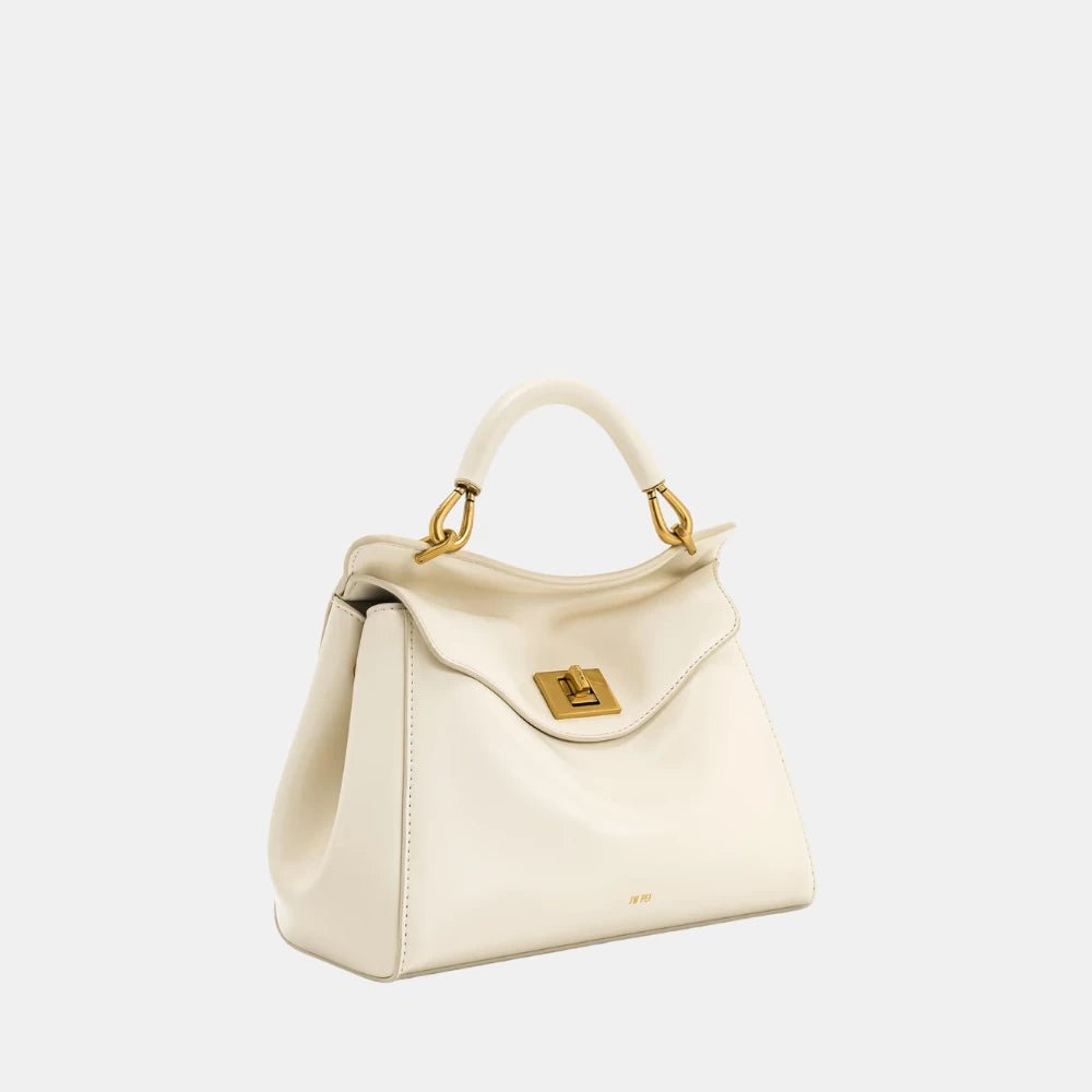 JW Pei Lucia Classic Top Handbag (White) - DIVA ONLINE STORE