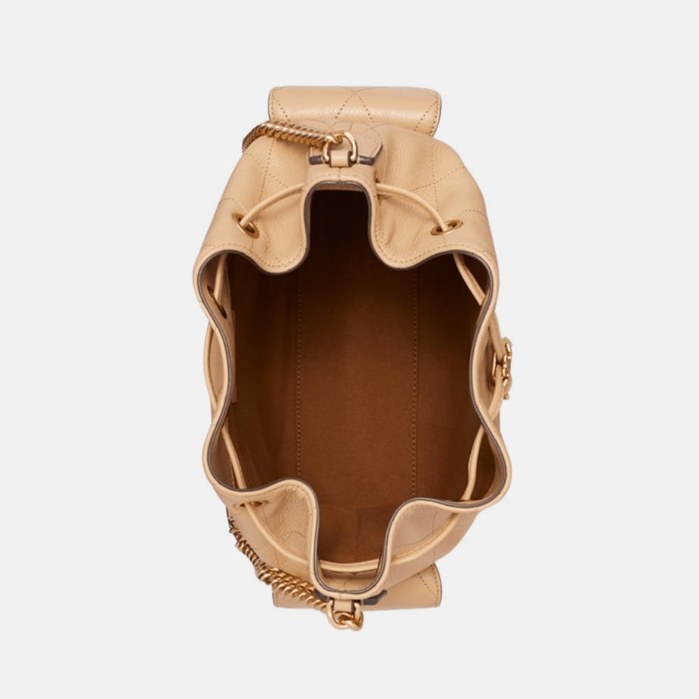 Tory Burch Charlie Quilted Drawstring Shoulder Bag - DIVA ONLINE STORE