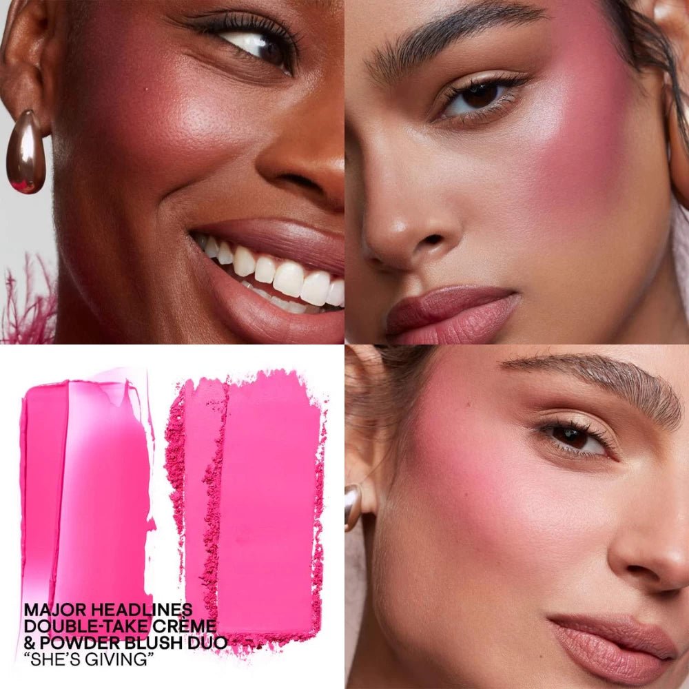 Patrick Ta Major Headlines Double - Take Crème & Powder Blush Duo - DIVA ONLINE STORE