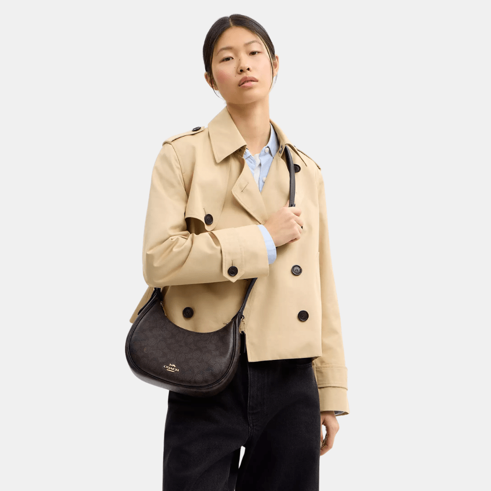 Coach Emily Shoulder Bag In Signature Canvas - DIVA ONLINE STORE