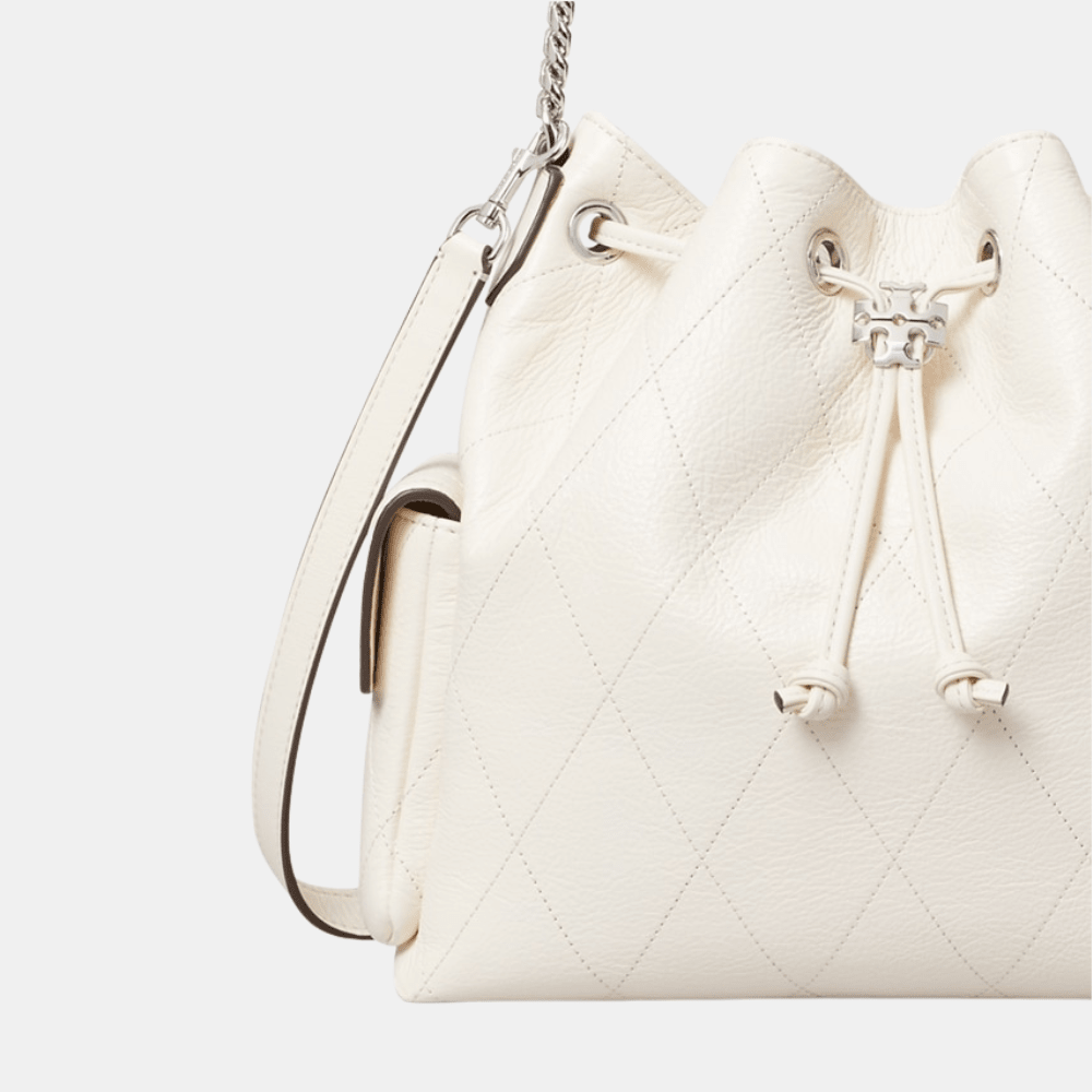 Tory Burch Charlie Quilted Drawstring Shoulder Bag - DIVA ONLINE STORE