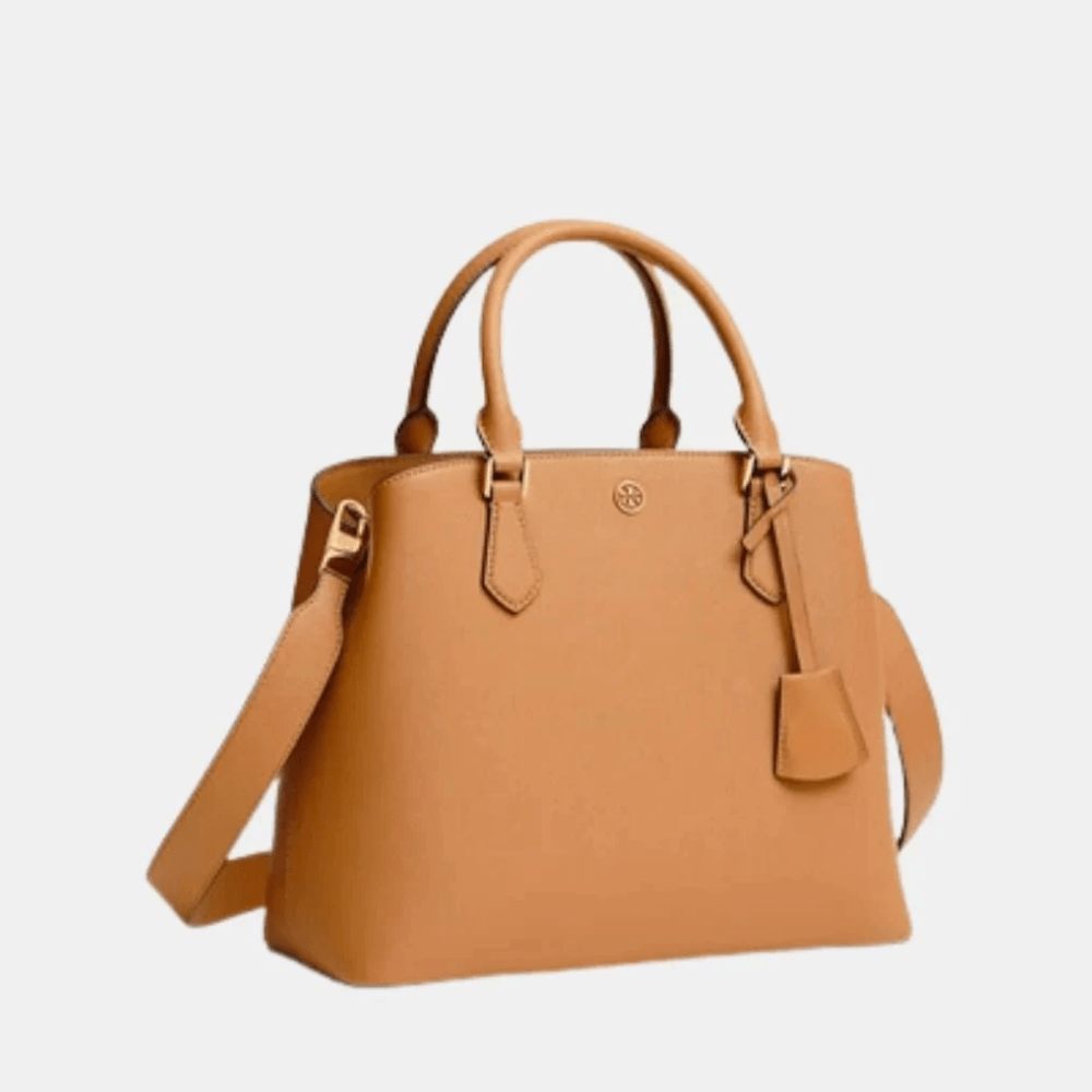 Tory Burch Robinson Triple-Compartment Tote (Cardamom) - DIVA ONLINE STORE