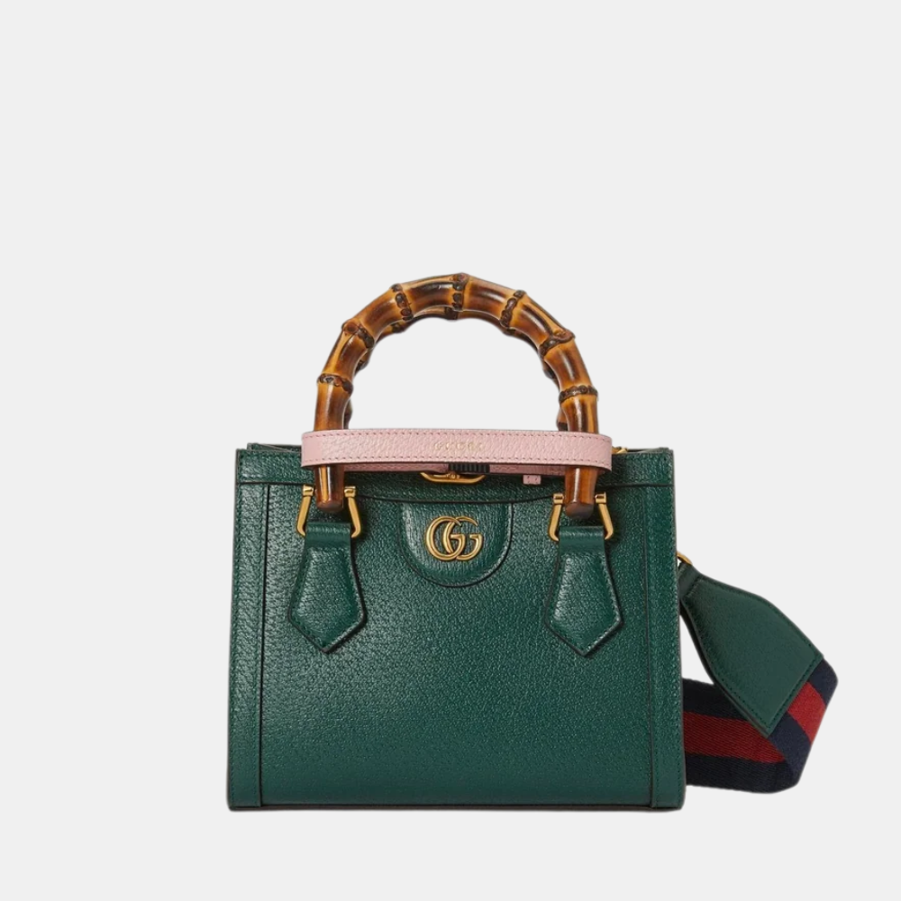 Gucci Diana Mini Tote Bag (Green)