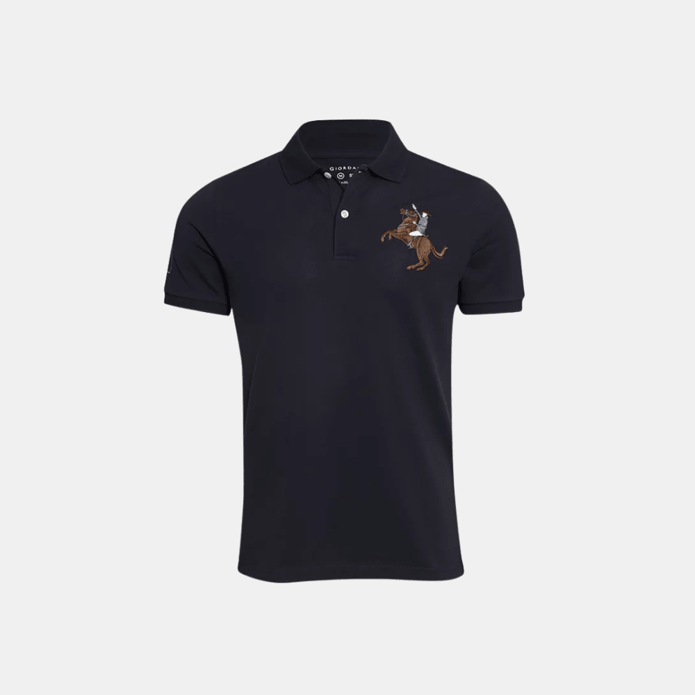 Giordano 3D Napoleon Polo Shirt (Navy) - DIVA ONLINE STORE