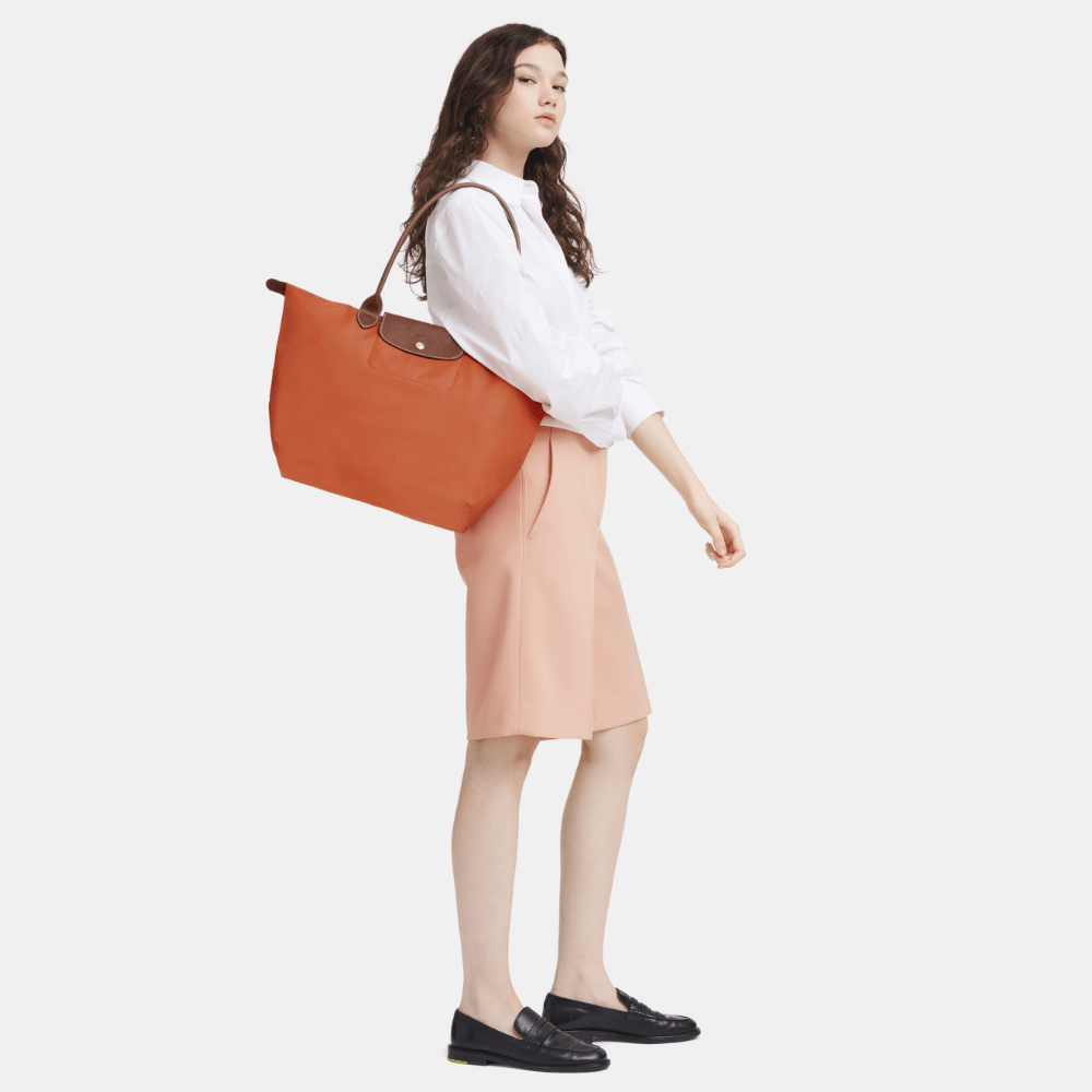Longchamp Le Pliage Original Tote Bag (Orange) - DIVA ONLINE STORE