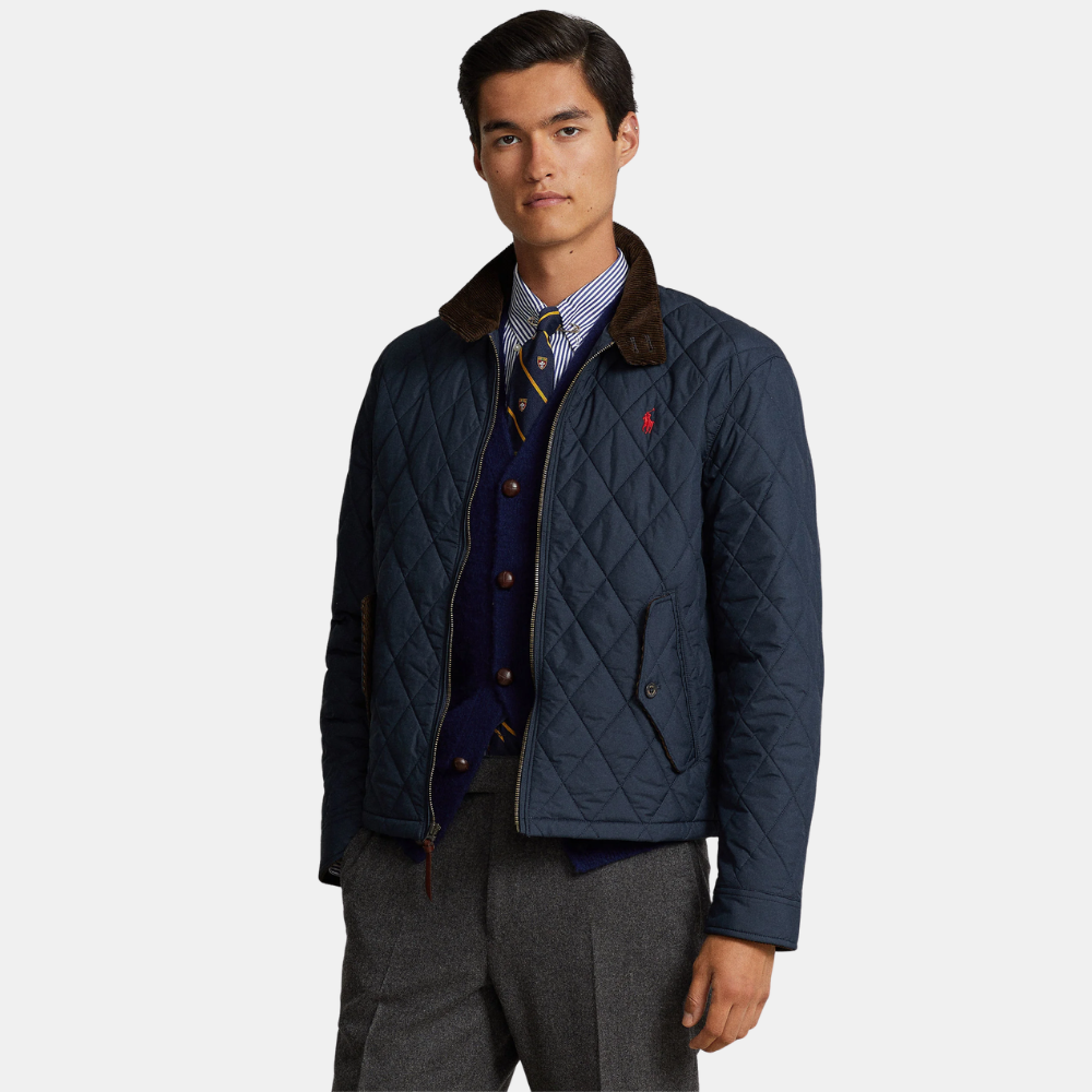 Ralph Lauren The Beaton Quilted Jacket (College Navy)