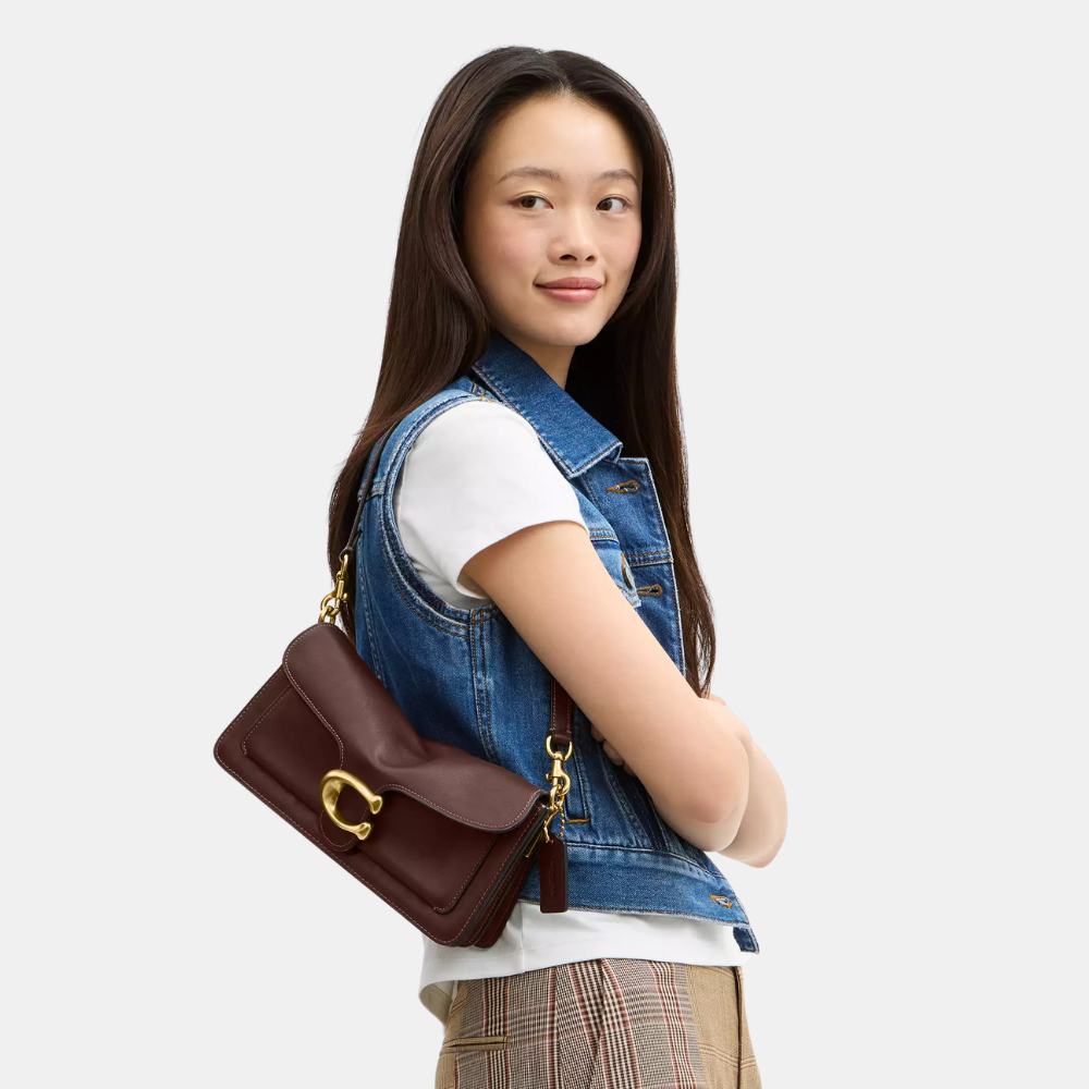 Coach Tabby 26 Shoulder Bag In Soft Grain Leather (Maple)