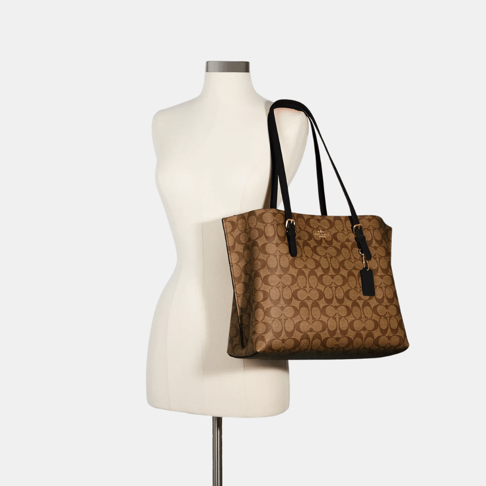 Coach Mollie Tote In Signature Canvas - DIVA ONLINE STORE
