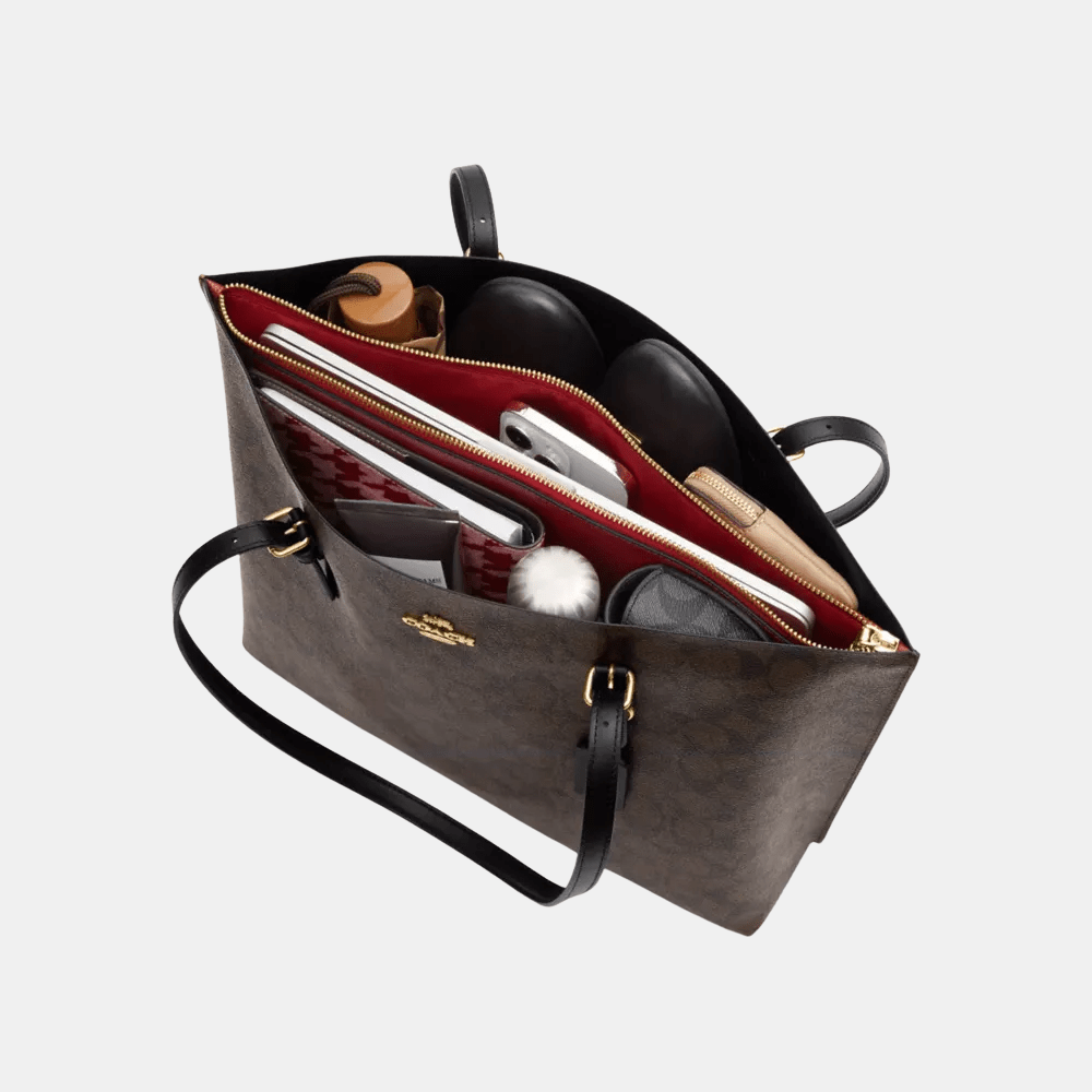 Coach Mollie Tote In Signature Canvas - DIVA ONLINE STORE