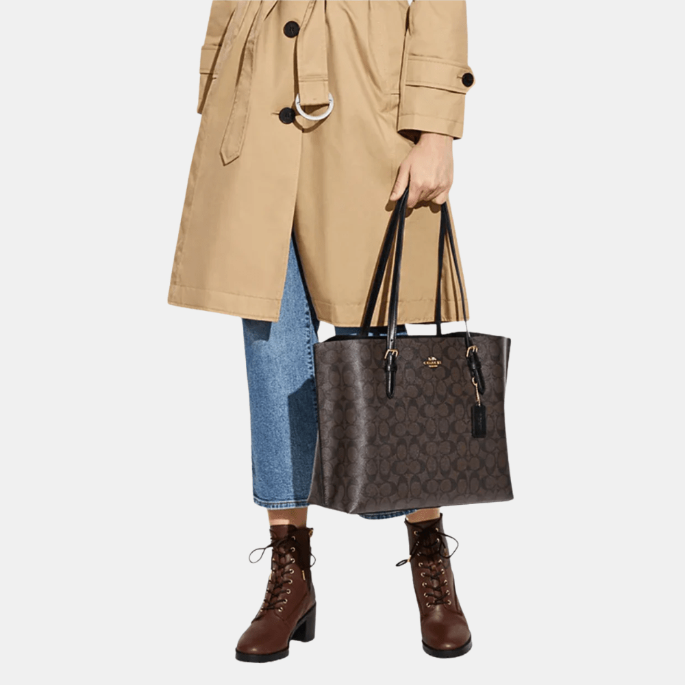 Coach Mollie Tote In Signature Canvas - DIVA ONLINE STORE