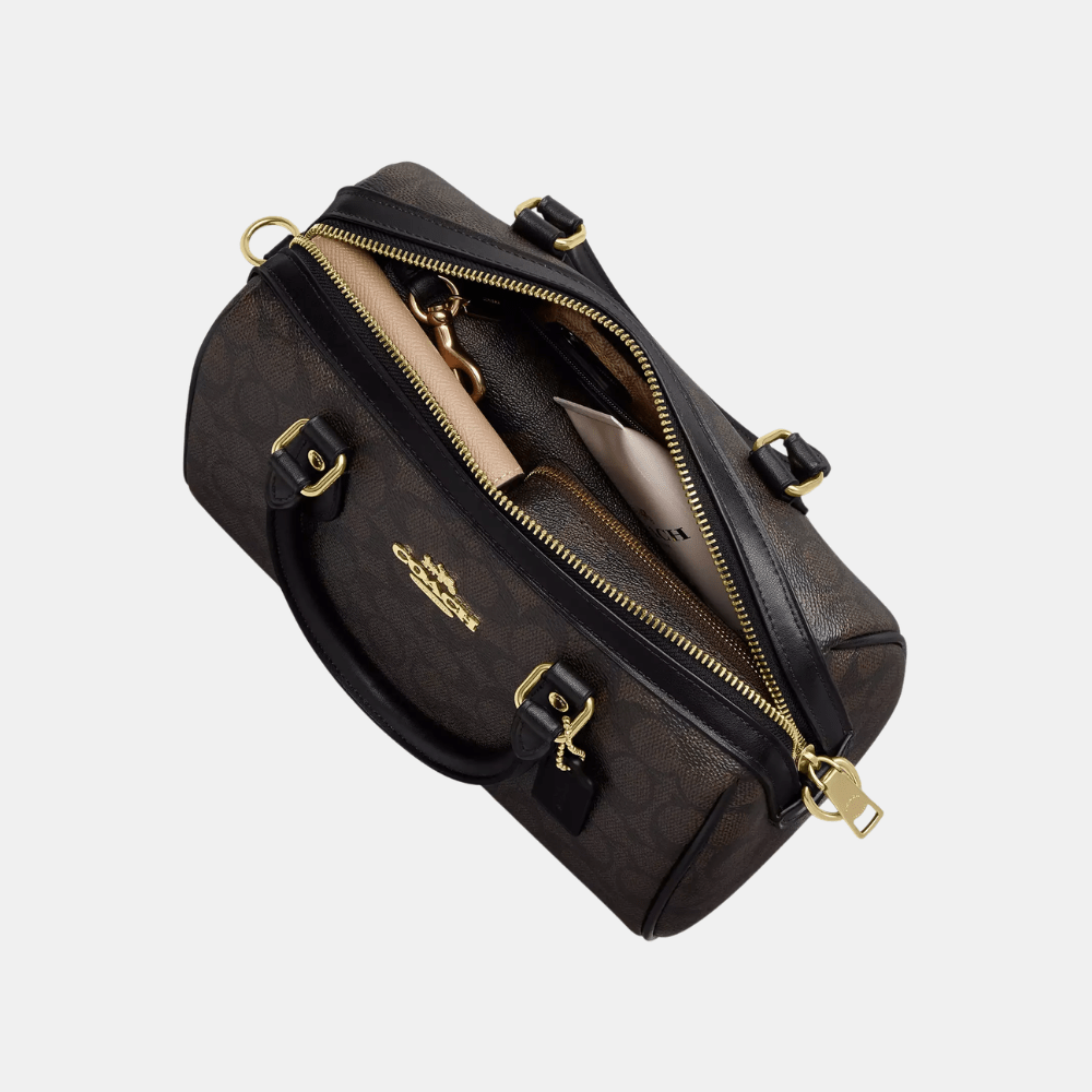 Coach Rowan Satchel In Signature Canvas - DIVA ONLINE STORE
