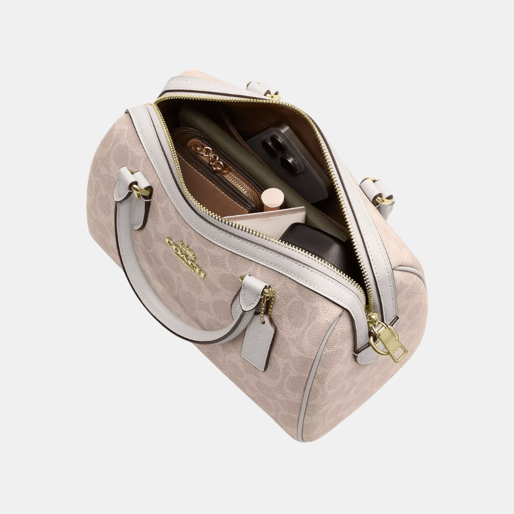 Coach Rowan Satchel In Signature Canvas - DIVA ONLINE STORE