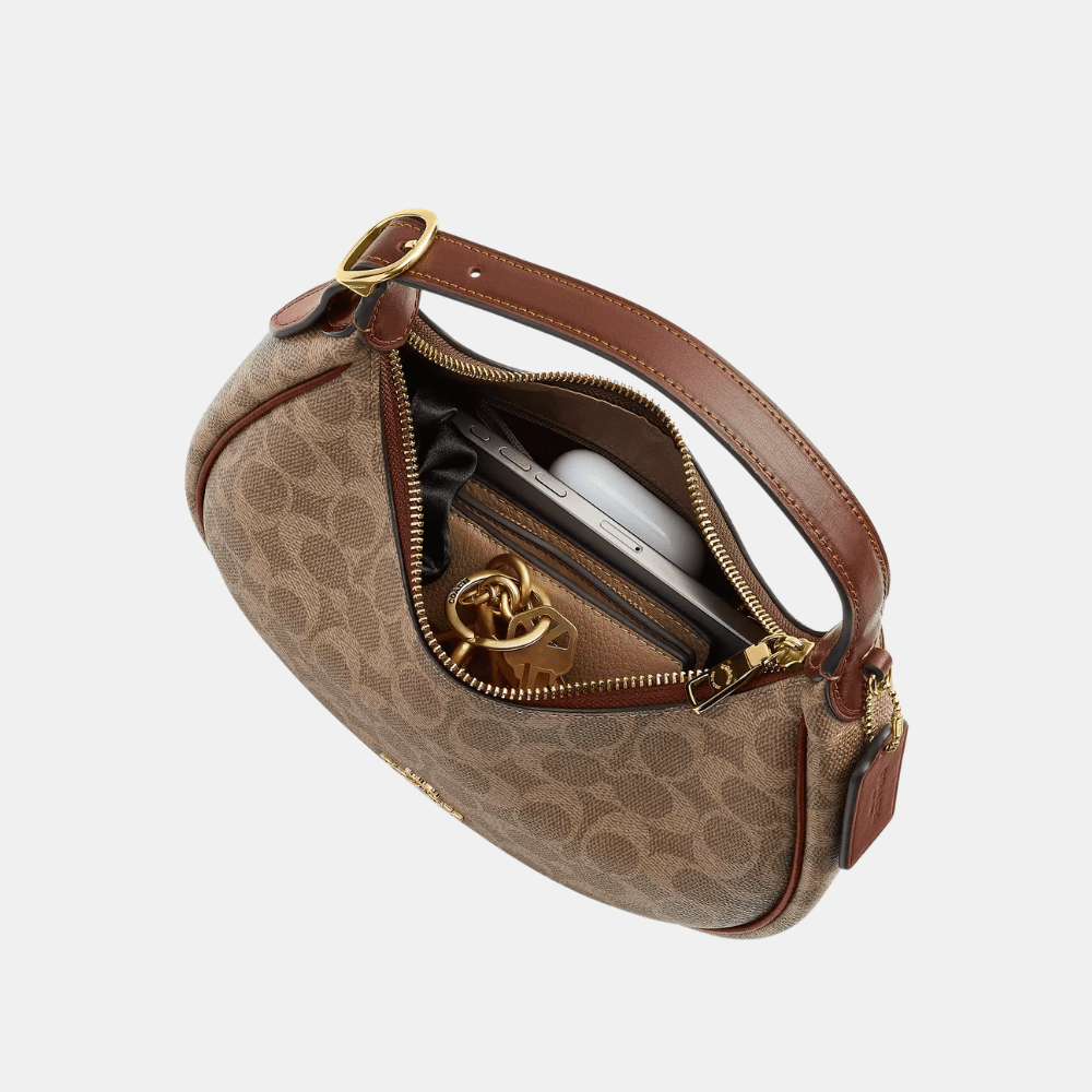 Coach Emily Shoulder Bag In Signature Canvas - DIVA ONLINE STORE