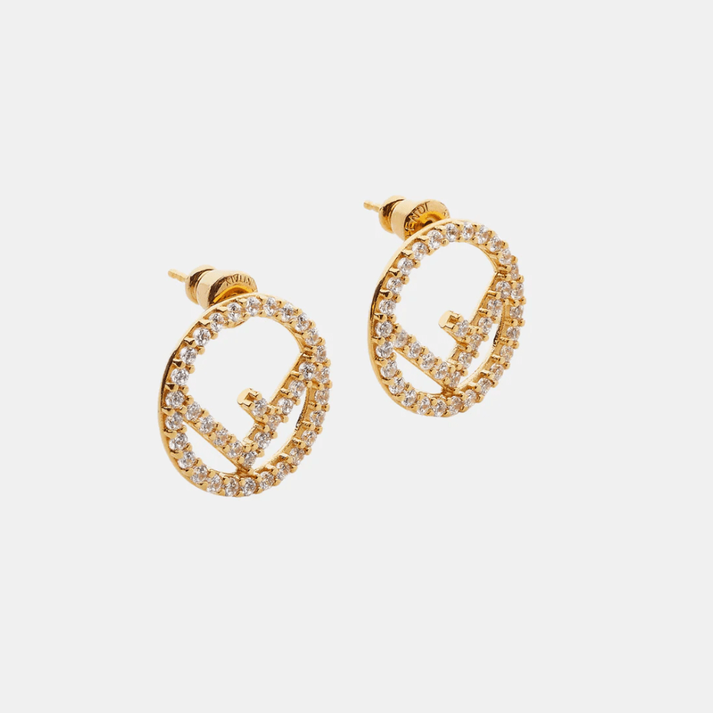 F Is Fendi Earrings - DIVA ONLINE STORE