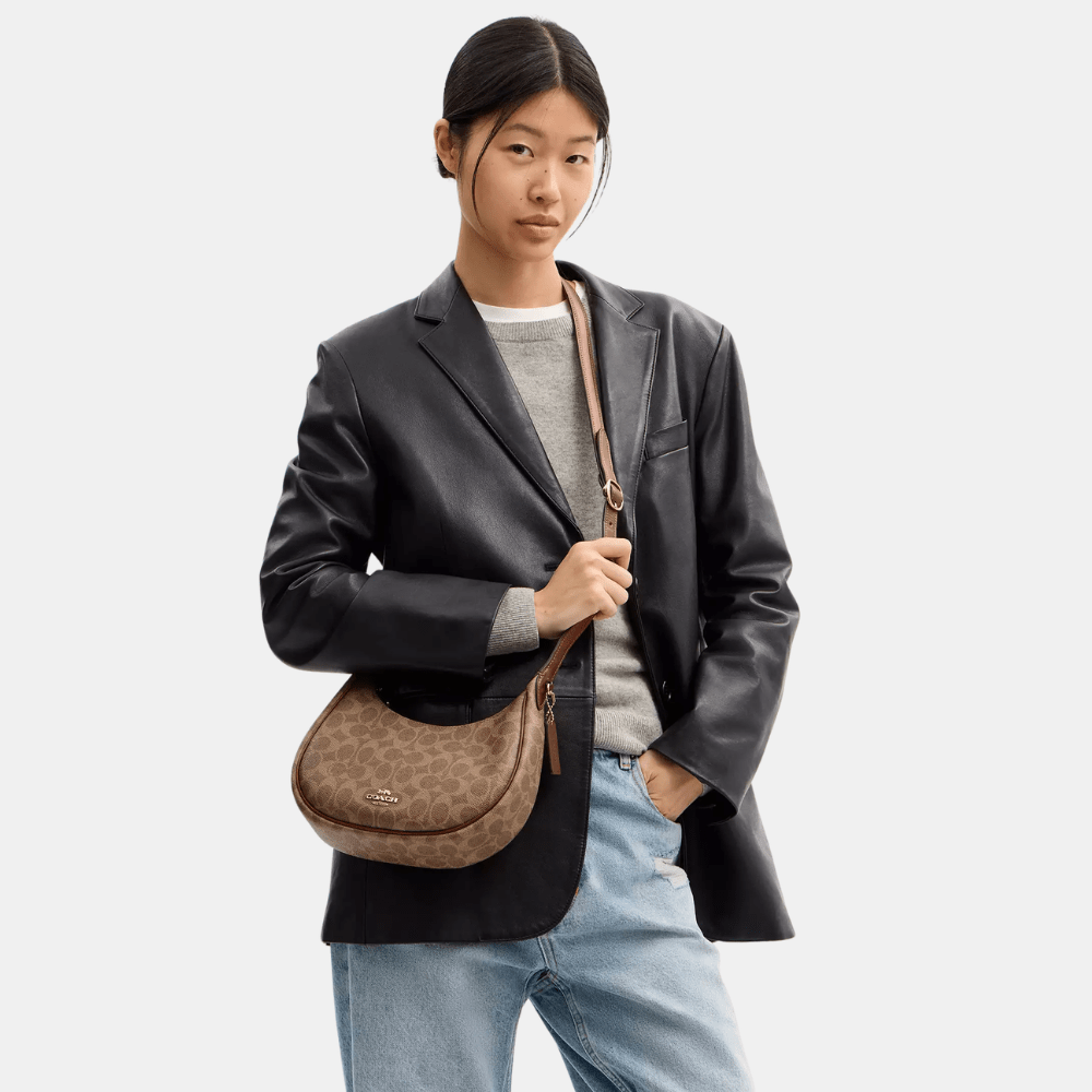 Coach Emily Shoulder Bag In Signature Canvas - DIVA ONLINE STORE