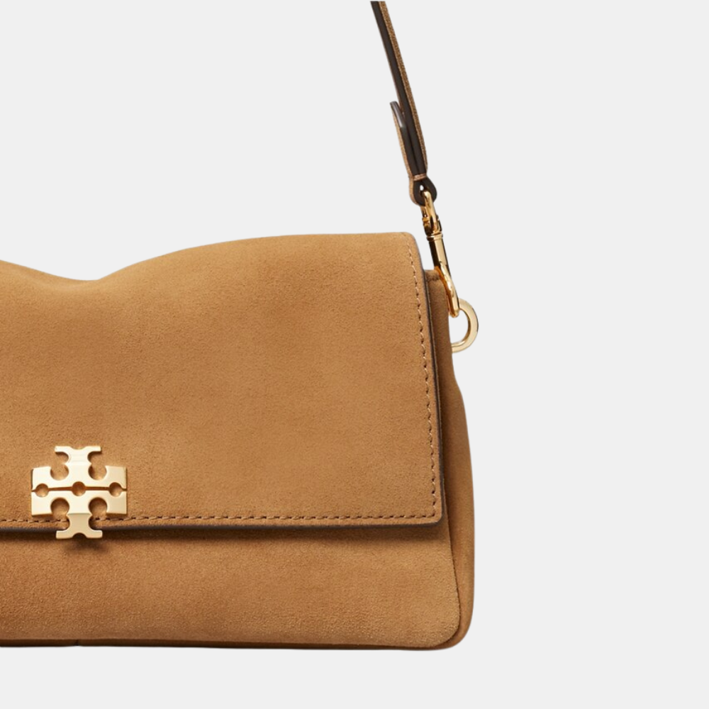Tory Burch Small Charlie Suede Shoulder Bag