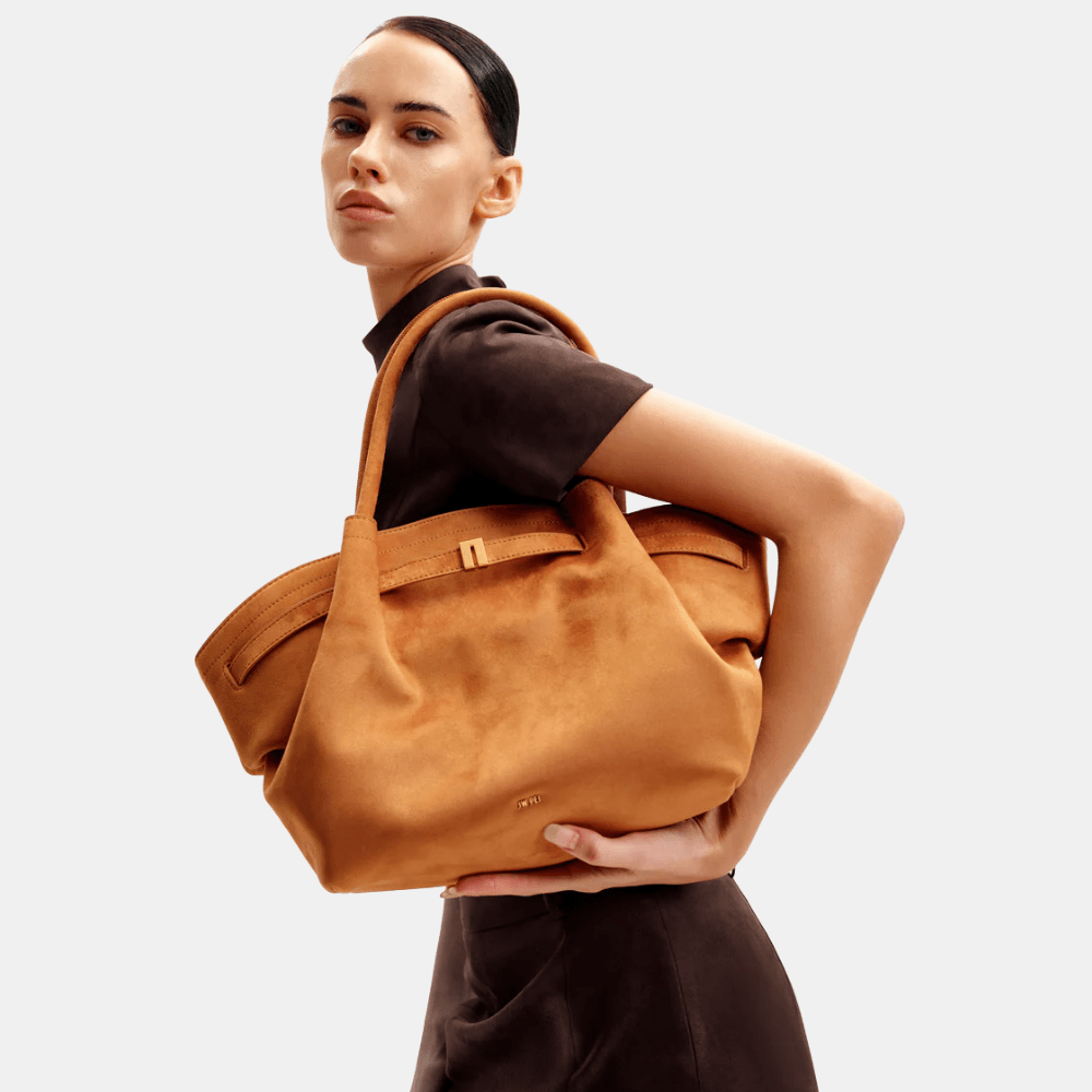 JW Pei Hana Medium Faux Suede Tote Bag - DIVA ONLINE STORE
