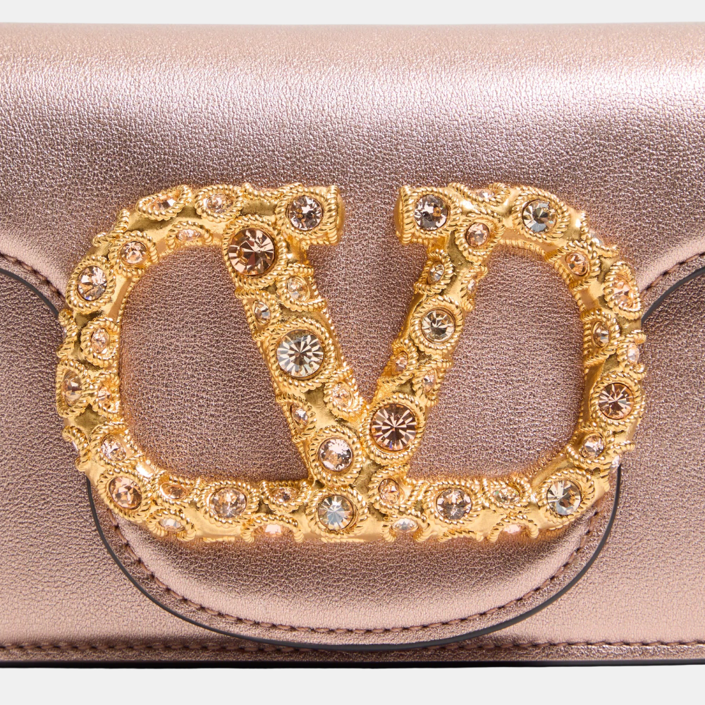 Valentino Garavani Locò Small Shoulder Bag (Rose Cannelle)