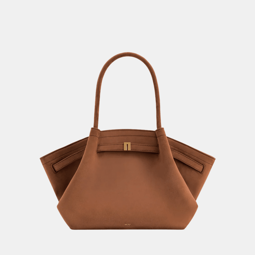 JW Pei Hana Medium Faux Suede Tote Bag - DIVA ONLINE STORE