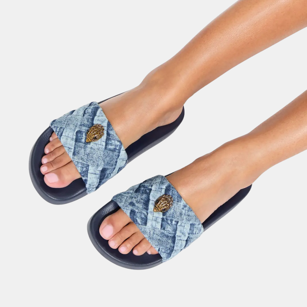 Kurt Geiger Meena Eagle Slide (Denim)