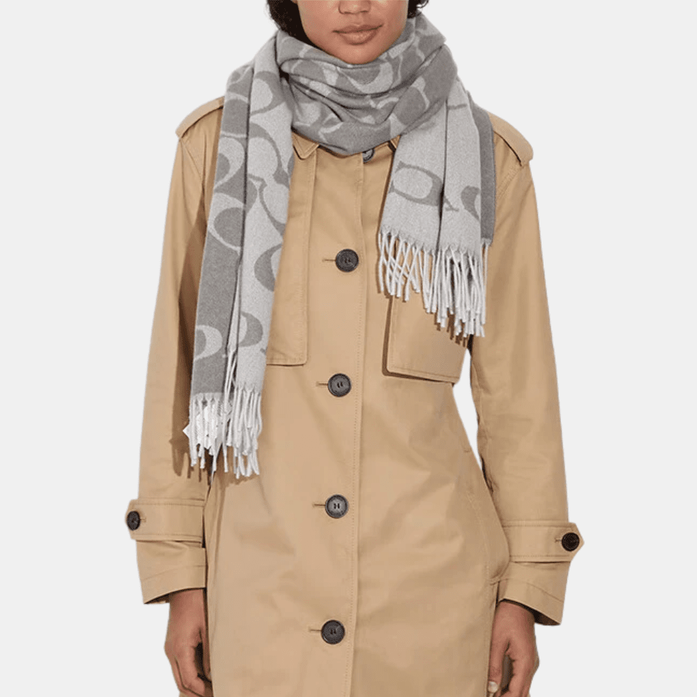 Coach Signature Oversized Muffler - DIVA ONLINE STORE