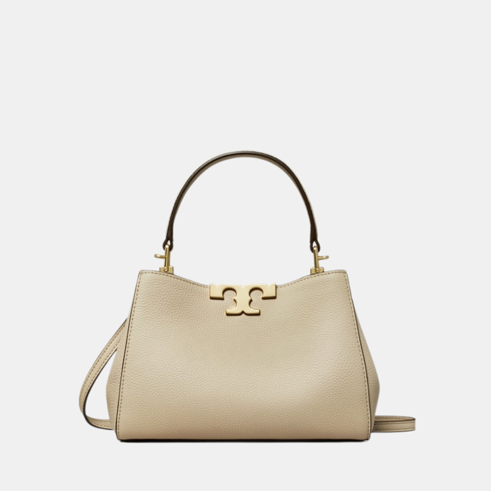Tory Burch Mini Eleanor Satchel (Light Stone)