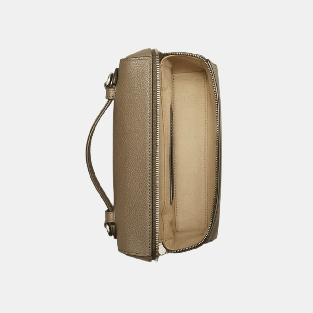 Tory Burch Romy Slim Top Handle Bag (Wild Mushroom) - DIVA ONLINE STORE