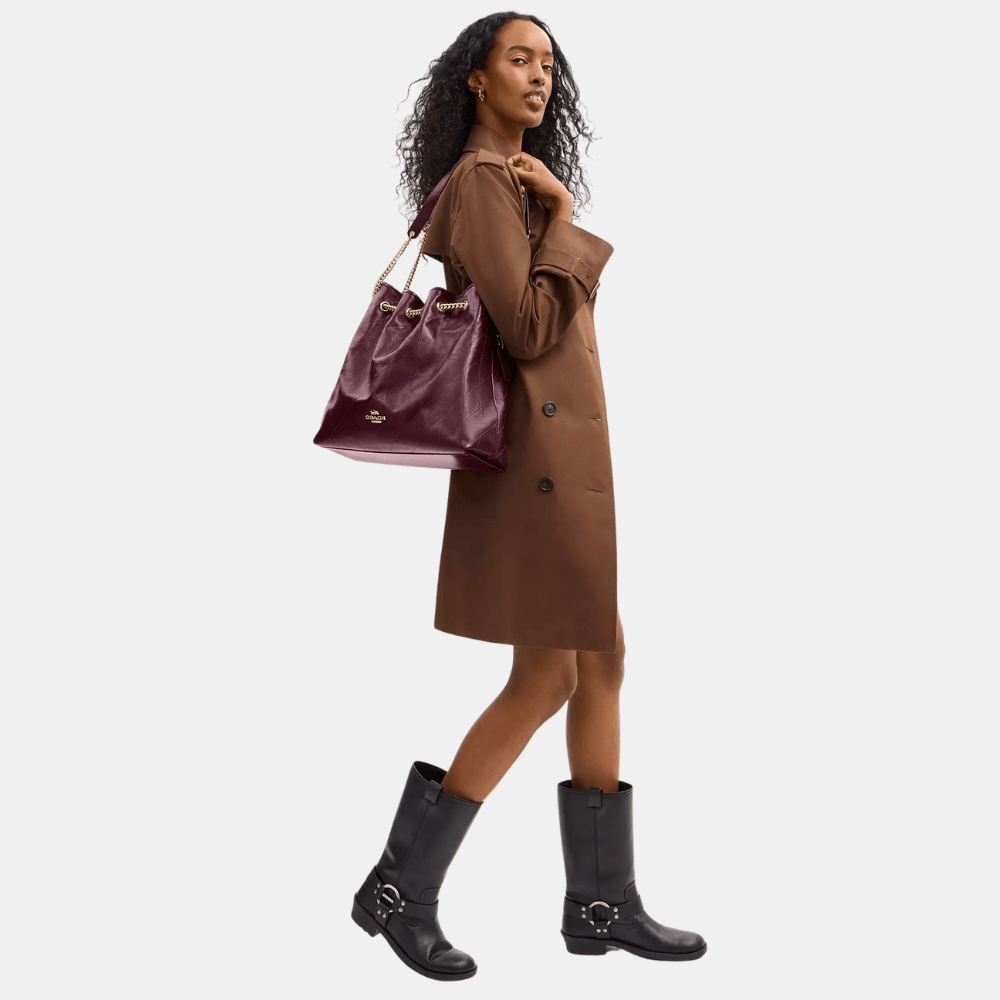 Coach Evelyn Large Shoulder Bag With Quilting - DIVA ONLINE STORE