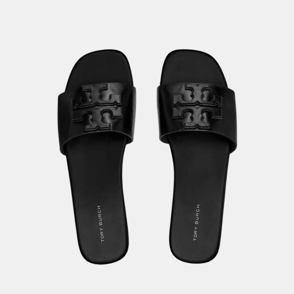 Tory Burch Ines Single - Band Slide (Black) - DIVA ONLINE STORE