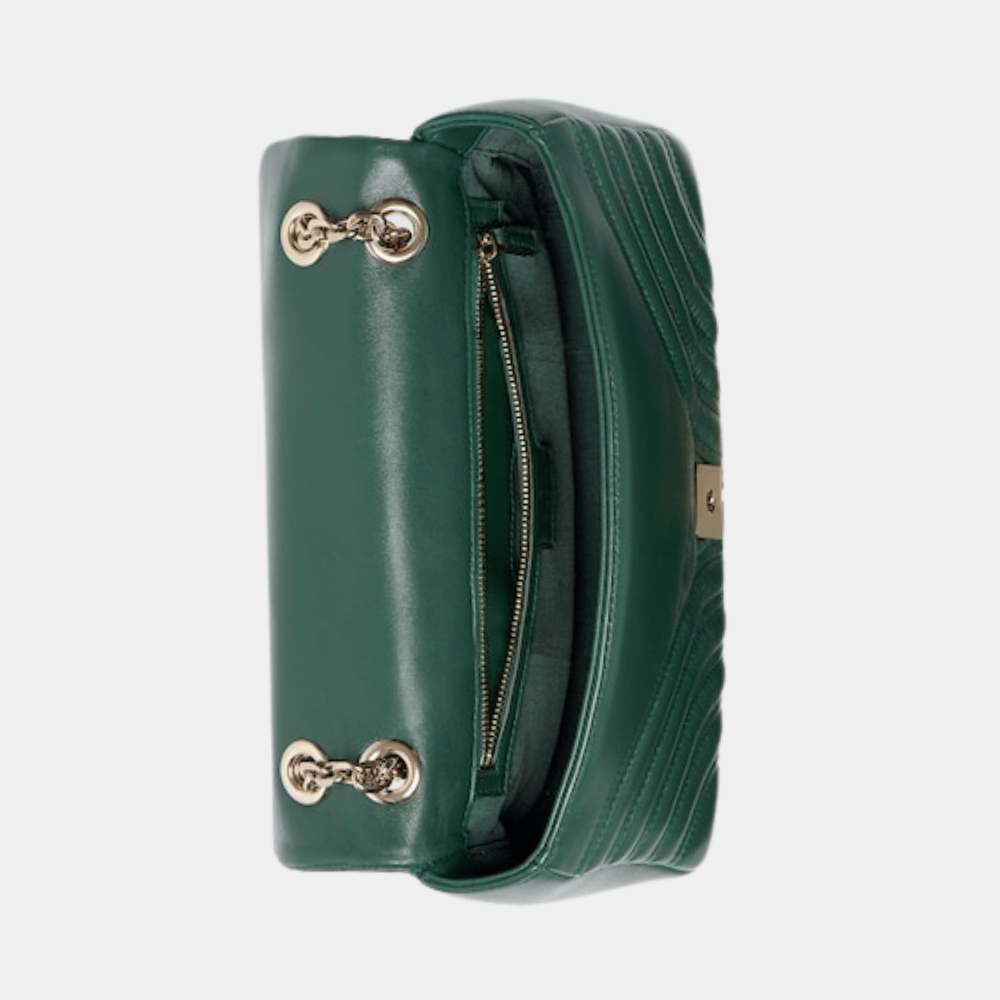 Gucci GG Marmont Medium Shoulder Bag In Green Leather - DIVA ONLINE STORE
