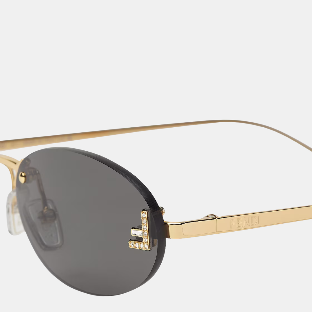 Fendi First Crystal Sunglasses (Grey)