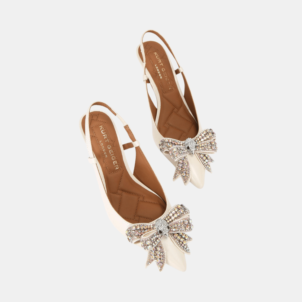 Kurt Geiger Belgravia Bow Slingback Heel - DIVA ONLINE STORE