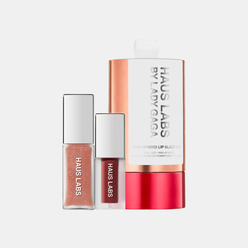 Haus Labs By Lady Gaga PhD Hybrid Innovation Plumping Lip Glaze Duo - DIVA ONLINE STORE