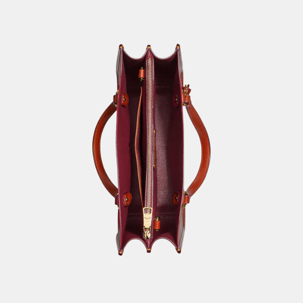 Coach Tyler Carryall 28 In Signature Canvas (Tan/Rust) - DIVA ONLINE STORE