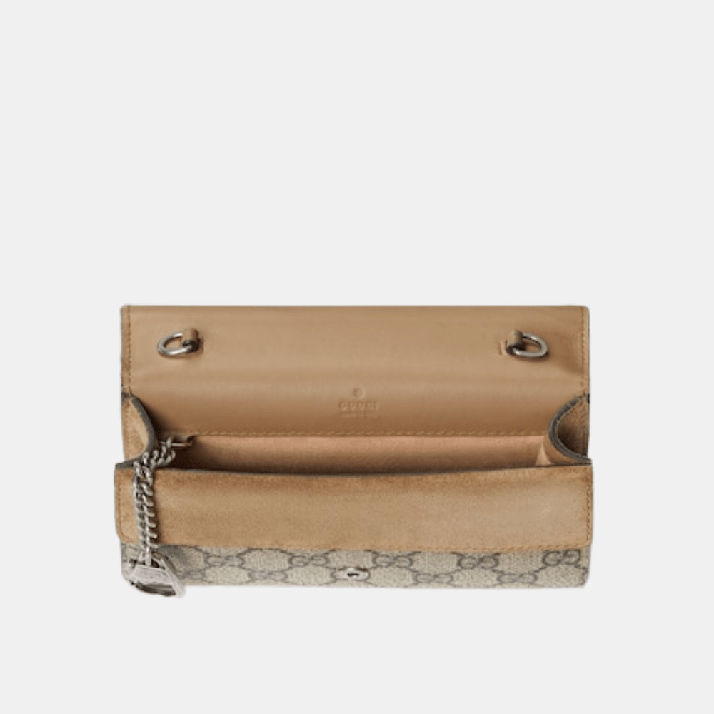 Gucci Dionysus Super Mini Bag In GG Supreme Canvas - DIVA ONLINE STORE