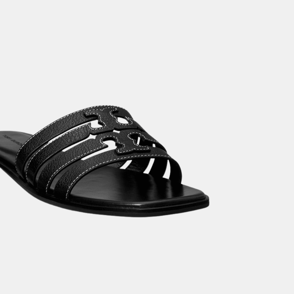 Tory Burch Ines Slide (Black) - DIVA ONLINE STORE