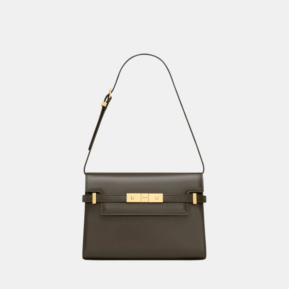 Saint Laurent Small Manhattan In Box Shoulder Bag (Emy Green) - DIVA ONLINE STORE