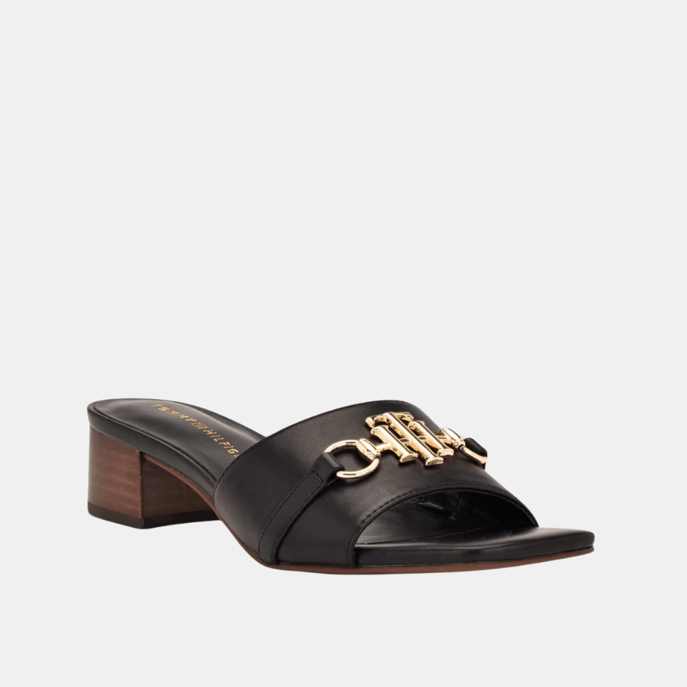 Tommy Hilfiger Pippe Slide (Black) - DIVA ONLINE STORE
