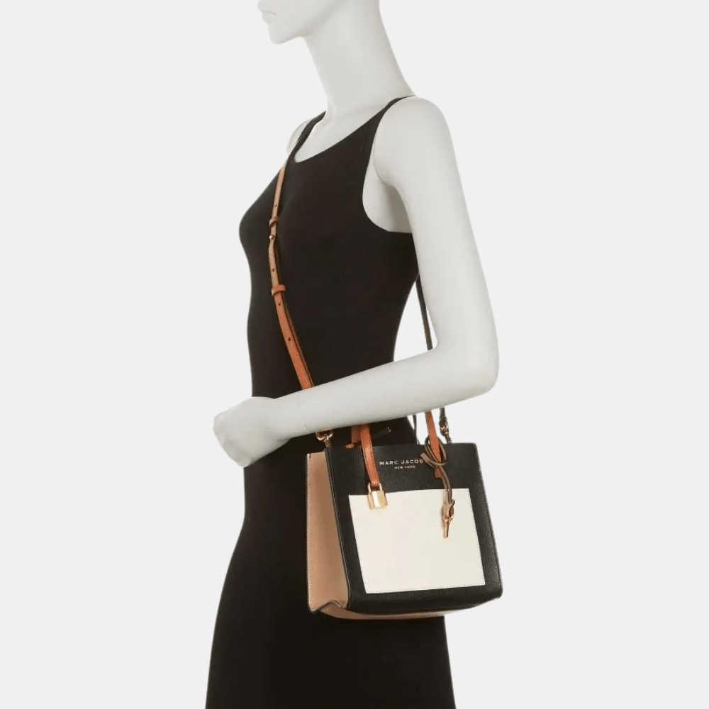 Marc Jacobs Mini Grind Satchel Tote Bag (Smoked Almond Multi) - DIVA ONLINE STORE