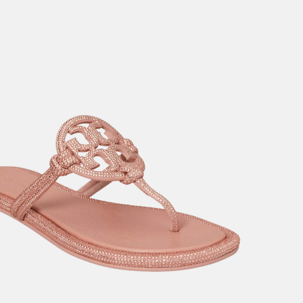Tory Burch Miller Pavé Knotted Sandal (Malva) - DIVA ONLINE STORE