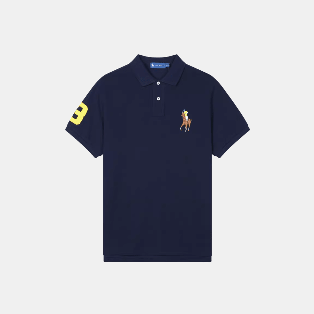 Ralph Lauren Navy Big Pony Polo Shirt - DIVA ONLINE STORE