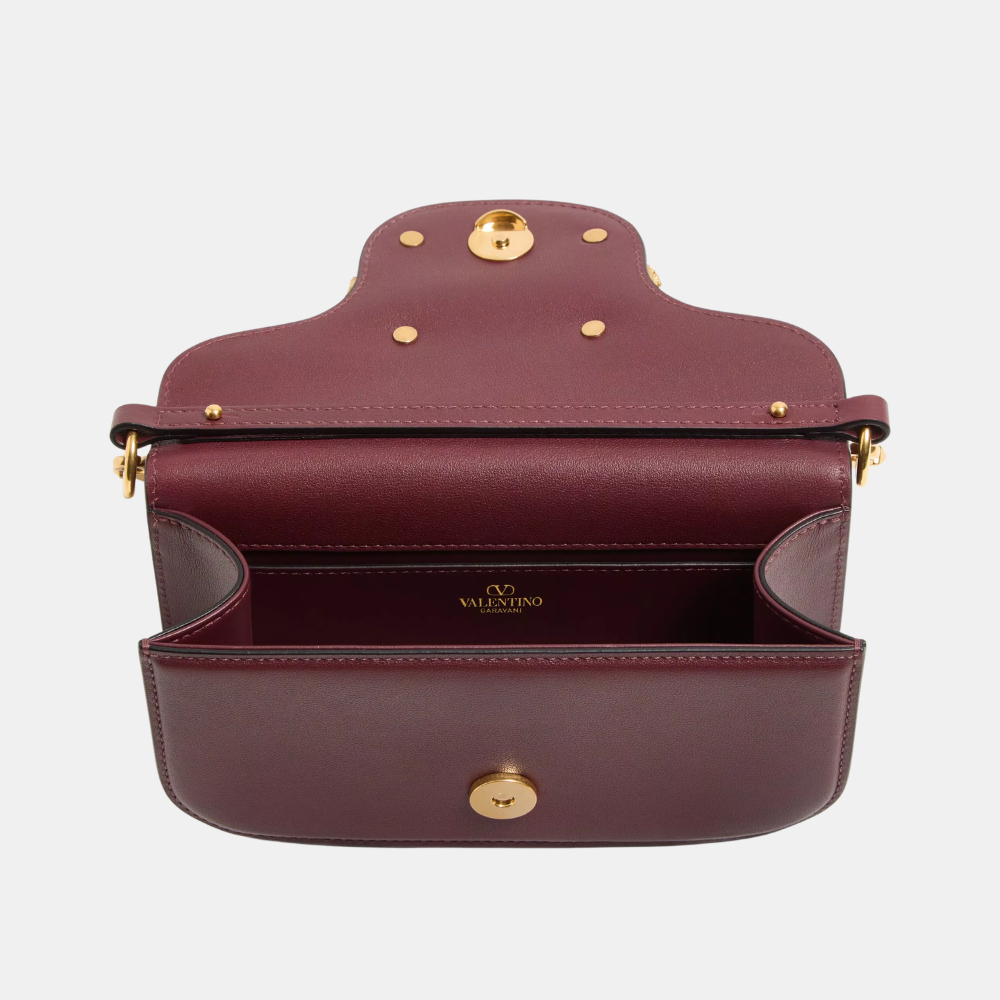 Valentino Garavani Locò Small Shoulder Bag (Rosewood)