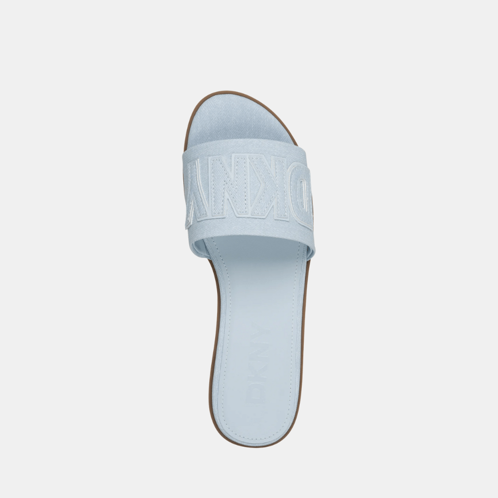 DKNY Willow Slide Sandal (Celeste Blue) - DIVA ONLINE STORE